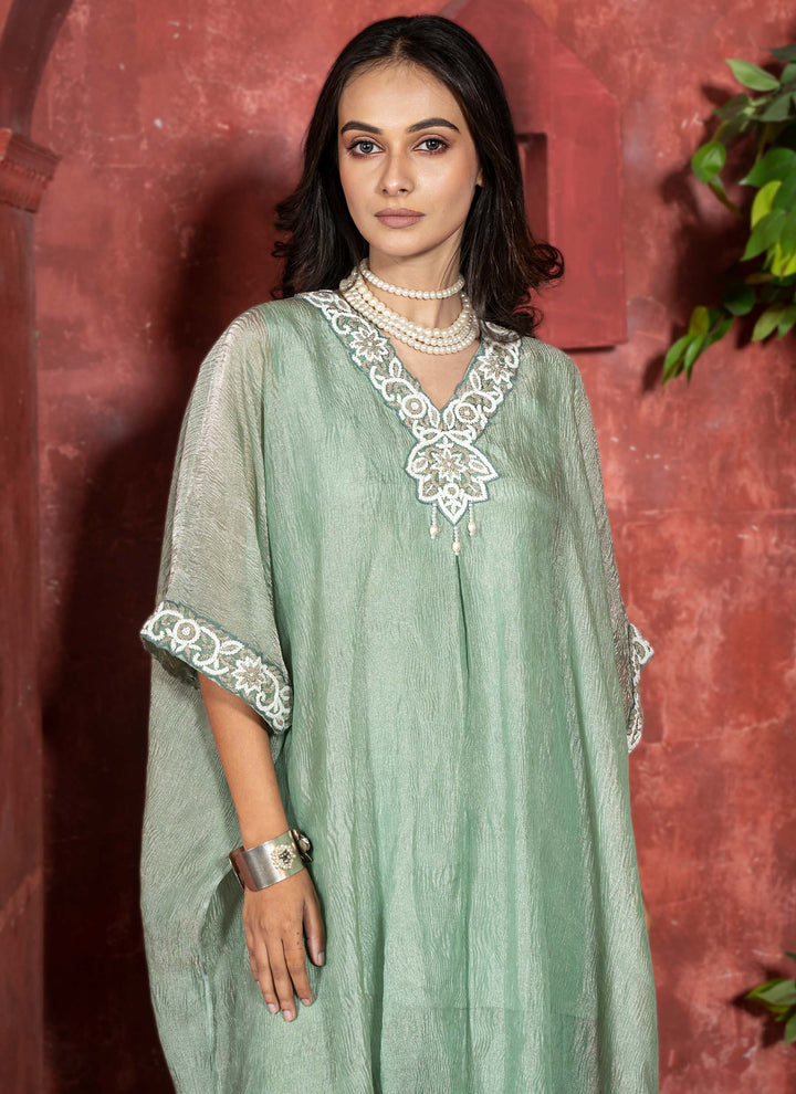 Sage Symphony  Kaftan Set