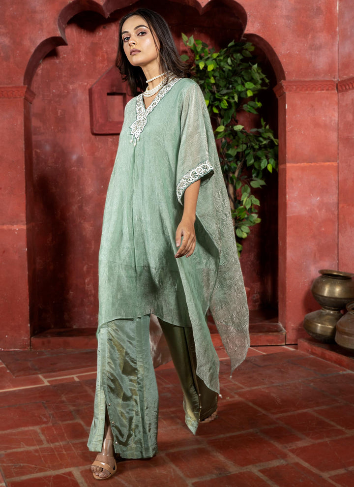 Sage Symphony  Kaftan Set
